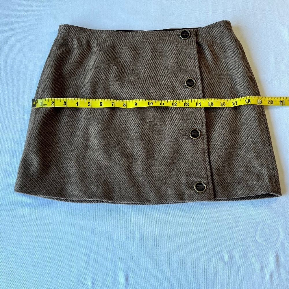 *FIRM PRICE* PrAna Nicky Wool Blend Wrap Mini Skirt - Picture 4 of 12